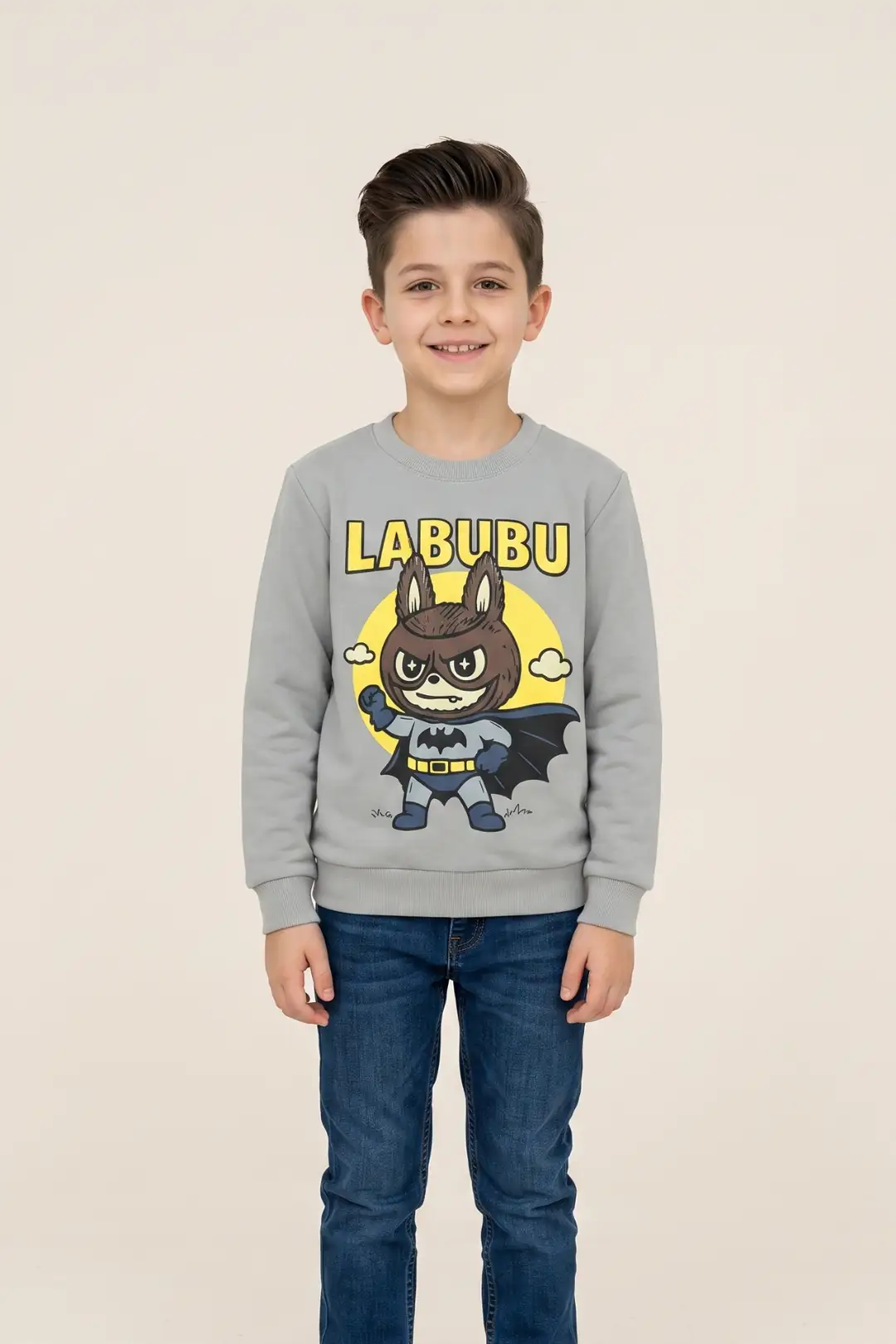 Erkek Çocuk Bluz Labubu Baskılı
