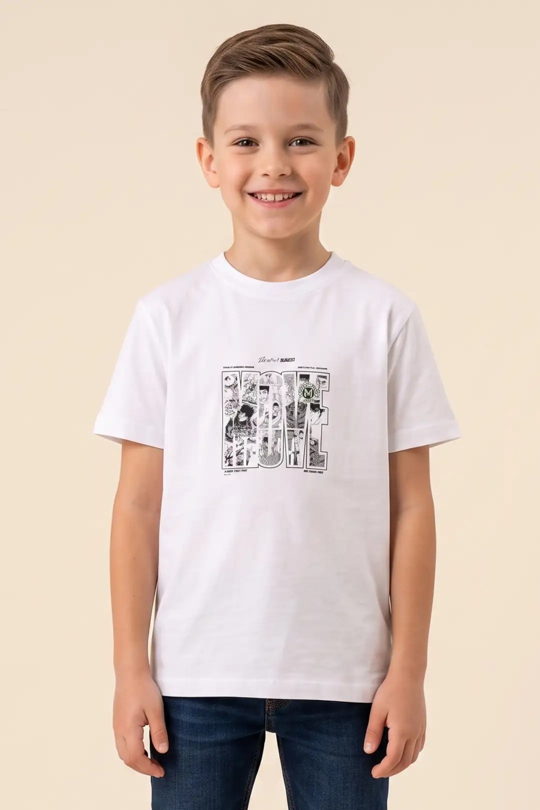 Erkek Çocuk T-Shirt Baskılı