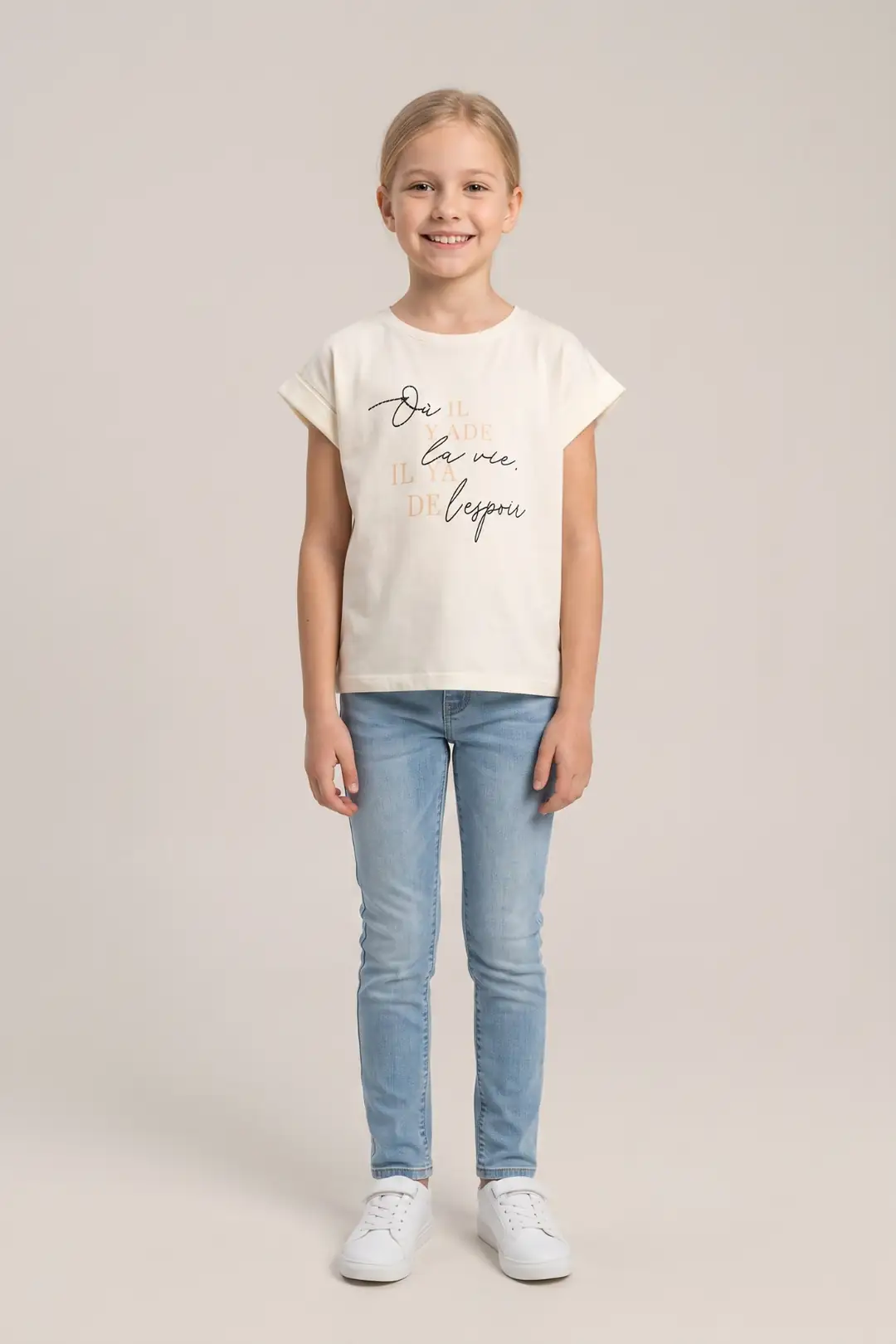 Kız Çocuk Baskılı T-Shirt